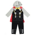 thumbnail image 5 of Marvel Avengers Thor Toddler Boys Zip Up Cosplay Coverall and Cape, 5 of 5