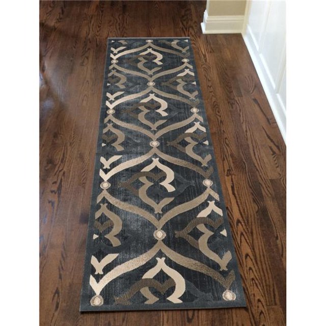 Radici 3796-1023-GREY Tapis de Zone 2 Pi.2 x 7 Pi.7 - Gris