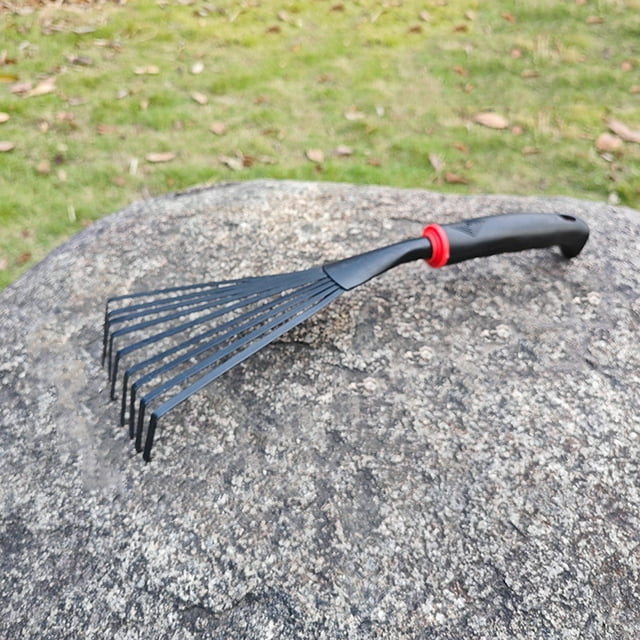 Dvkptbk Hand Rake The Ergonomic Handle Rake for Gardening Is Used for withered Leaves and Loosening Making It for Maintaining Elevated Gardens Hand Rake
