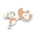 thumbnail image 3 of 1pc Brass Enamel Pendants Corgi Dog Long-Lasting 24x16x1.5mm Hole: 1.5mm, 3 of 3