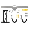 thumbnail image 2 of Yihuala Horizontal Wall Mount Rack Adjustable Bike Hanger Wall Bike Rack Hooks Home Garage Storage Rack Easily, 2 of 11
