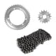 thumbnail image 1 of Kit De Sprocket Kinlley DM200 44d-16d 428hx130l Plateado, 1 of 4