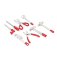 thumbnail image 1 of Maison de Poupée Miniature 1:12 Mini Kit d'Outils Mini Maison de Poupée Meubles Maison de Poupée pour Maison de Poupée 8Pcs Ensemble d'Outils, 1 of 8