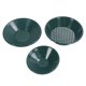 thumbnail image 3 of 3PCS Gold Panning Pan ABS Plastic Gold Washing Pan Kit Hand Operated Round Gold Dredging Prospecting Tools, 3 of 5