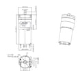 thumbnail image 2 of Micro Bomba de Aire DC 370 Motor 3-6V DC 420MA Bomba de Oxígeno Acuario Tanque Peces Sunnimix Bomba de aire micro, 2 of 6