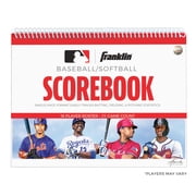 Franklin Sports Baseball + Softball Scorebook - Score Keeping Book for Stats + Coaching - Official Baseball + Softball Scorekeeper Book - 25 Game Book