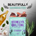 thumbnail image 4 of Brooklyn Biltong - Air Dried Grass Fed Beef Snack, South African Beef Jerky - Whole30 Approved, Paleo, Keto, Gluten Free, Sugar Free, Made in USA (Steakhouse), 4 of 6