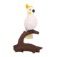 thumbnail image 5 of Figura de modelo de pájaro, estatua realista de pájaro, decoración del hogar, centro de mesa cognitivo Cacatúa amarilla, 5 of 9