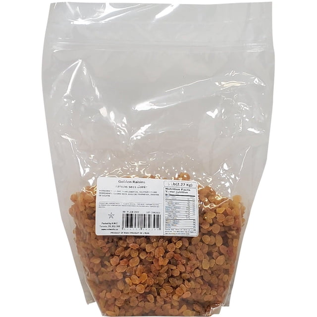 Harvest - Golden Raisins - 1ct - 5lb - Naturally Sweet Antioxidant Boost (1ct)