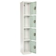thumbnail image 3 of AdirOffice ALHI629204MGRN Steel Storage Locker, 4 Compartment, 12 x 12 x 72 in., Misty Green, 3 of 8