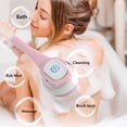 thumbnail image 2 of Cepillo De Baño Cepillo de baño Grado 7 Cepillo de ducha eléctrico impermeable para ducha (rosa), 2 of 6