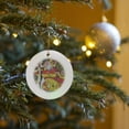 thumbnail image 7 of 3drose, Nikebikey, Circle Porcelain Ornament, 7 of 7