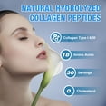thumbnail image 4 of Zammex Grass Fed Bovin Collagen Peptides Powder Travel Packets, Unflavored Hydrolyzed Collagen Peptide Powder Packet, 30 pcs, 4 of 8