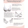 thumbnail image 6 of BIMEI Mastectomy Bra with Pockets for Breast Prosthesis Women's Full Coverage Wirefree Everyday Bra plus size 8102,White,44A, 6 of 7