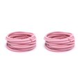 thumbnail image 1 of Minnieouse 10 piezas de lazos para el cabello de estilo Simple de alta elasticidad soporte protector de cola de caballo sin costuras para niñas y Rosa 2Conjunto, 1 of 6
