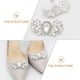 thumbnail image 3 of 2 clips para zapatos de novia, accesorios únicos para zapatos de novia, 3 of 5