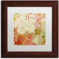 Trademark Fine Art "October Pastel II" Canvas Art by Color Bakery White Matte, Wood Frame