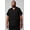 BLACK, variant on Men's Max Scrub Top - MotionTech Fabric, 4-Way Stretch, Wrinkle-Resist, Anti-Shrink, Breathable, Short Sleeve (Sizes Vary)