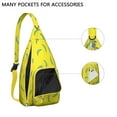 thumbnail image 2 of Tropical Banana Sling Backpack&nbsp;- Vibrant Fruit Pattern Crossbody Shoulder Bag, Durable Water-Resistant Material, 2 of 4