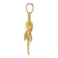 thumbnail image 3 of FJC Finejewelers 10 kt Yellow Gold 2-D Polished/Satin Swordfish Charm 23 x 57 mm, 3 of 6