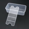 thumbnail image 3 of Transparent Crisper Simple Fruit Vegetables Storage Crisper for Home Store Restaurant (Medium Size With Drainer Piece), 3 of 6