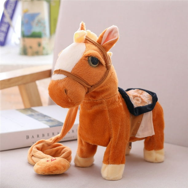 Herrnalise toys clearance Walking Pony Plush Interactive Pony Toy