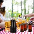 thumbnail image 3 of JJEAN-50pcs Black Clear Plastic Cups, Disposable PET Coffee Cups for Iced Coffee, Smoothie, Soda, Party, Cafe Takeout (98-16oz), 3 of 4