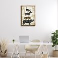 thumbnail image 3 of Stupell Industries Traditional Tower of Safari Animals Brown Floating Frame Canvas Art, 21 x 31, by Victoria Barnes, 3 of 7