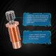 thumbnail image 4 of 2 PCS V6 Throat E3D Nozzle of V6 Bimetal 3D Printers Throat Titanium Red Copper TC4 Throat Bimetal Heatbreak 1.75mm All Metal for 3D Printer Accessori, 4 of 4