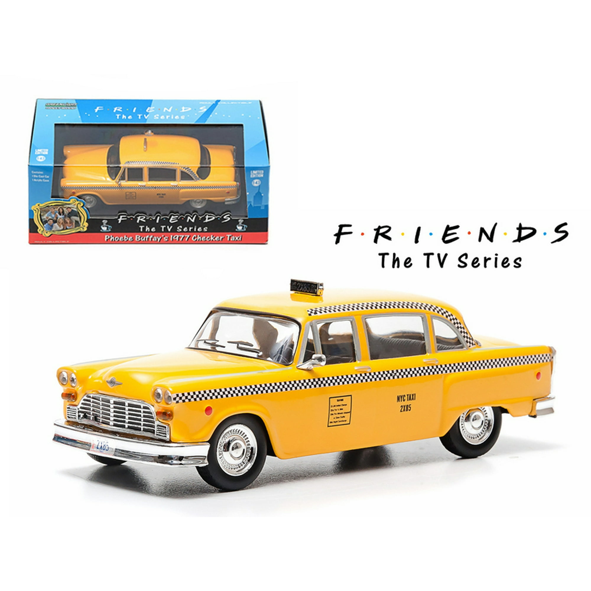 Greenlight Friends Phoebe Buffay's 1977 Checker Taxi Cab 1/43
