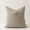 Brown, variant on Fennco Styles Chenille Bouclé-Style Throw Pillow Cover 18" W X 18" L - Ivory Soft Minimalist Decorative Cushion Case for Sofa, Bed, or Chair Décor
