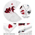 thumbnail image 2 of FMSHPON Buffalo Plaid Hearts Balloons Gnome Xmas Christmas Tree Skirt Stand Mat for Holiday Party Decoration Indoor Outdoor 48 inches, 2 of 6