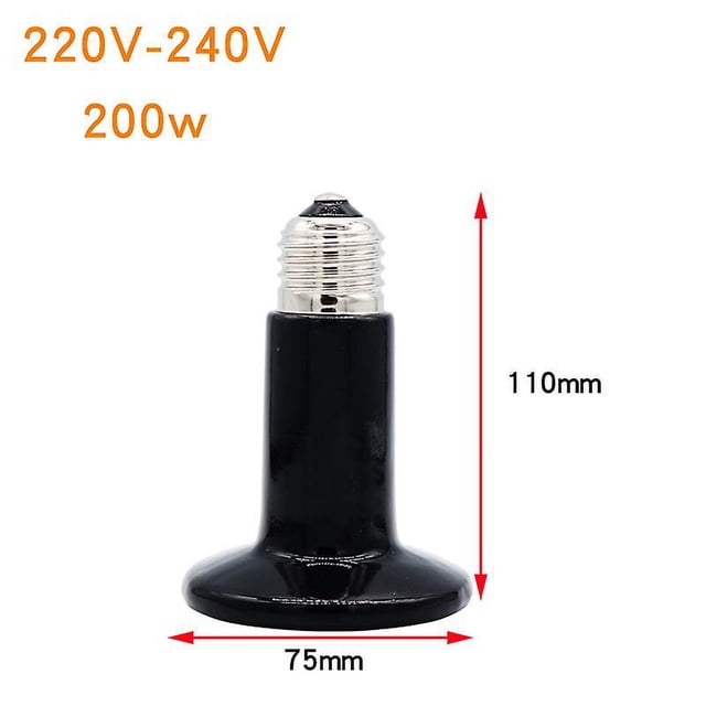 Lámpara calefactora CHAO de cerámica infrarroja lejana 200W 220V 2 uds