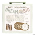 thumbnail image 3 of Rainbow Dream Tableware Kit for 12, Baby, Party Supplies, 37 Pieces, 3 of 3