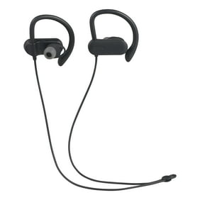 onn. Wireless Sport Earphones Bluetooth In-Ear Headphones, Black