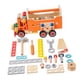 thumbnail image 5 of Juego de herramientas de madera para niños, destornillador, carrito de herramientas creativo, tablero de actividades, juguete de construcción, 5 of 9
