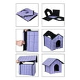 thumbnail image 4 of Pet Life ® 'Collapsi-Pad' Folding Lightweight Travel Pet House with inner Mat, 4 of 4