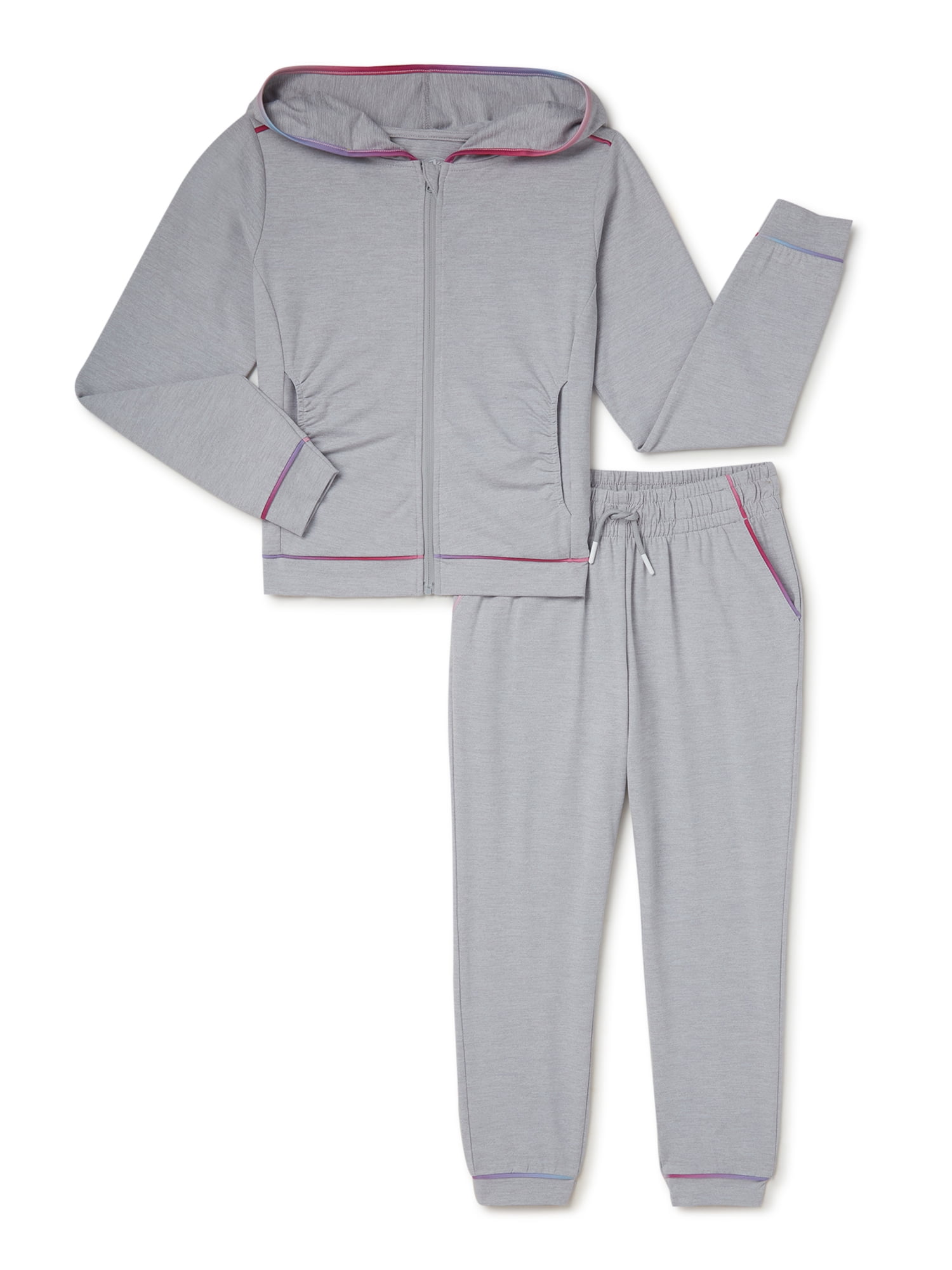 Athletic Works Girls Full Zip Hoodie and Joggers, Pakistan Ubuy