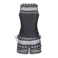 thumbnail image 5 of Ecqkame Tankini Bathing Suits for Women High Waisted Swimsuits Womens Two Piece Swimear Tankini Top with Shorts Black-A S, 5 of 5
