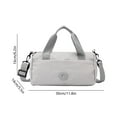 thumbnail image 3 of Blueek Versatile Nylon Shoulder Bag - Lightweight Multi-Layer Crossbody for Women & Men, Large Capacity Messenger Handbag,Gray, 3 of 6