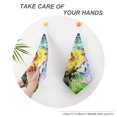 thumbnail image 4 of Toallas de mano de Pikachu para baño, toallas de algodón suaves y absorbentes para spa, baño, gimnasio, cocina, juego de toallas de mano decorativas a cuadros, 1 pieza, 4 of 6