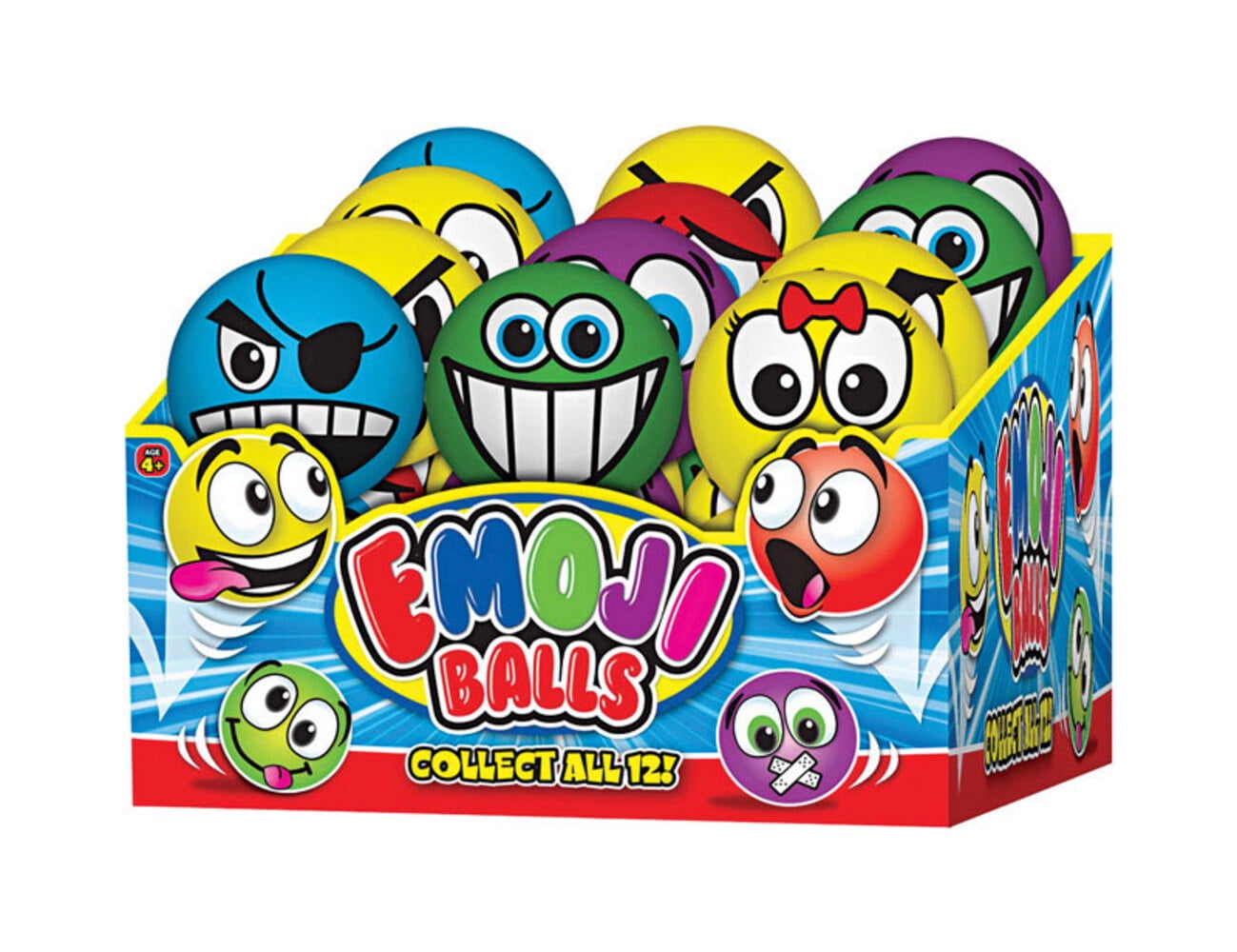 Ja-Ru 992 Emoji Balls  Assorted - pack of 24