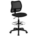 thumbnail image 1 of Mid-Back Black Mesh Drafting Chair, 1 of 9