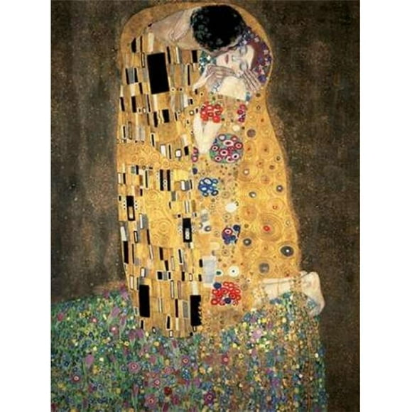 Selected Artworks PDX3GK1575LARGE The Kiss Poster Print by Gustav Klimt, 22 x 28 - Large