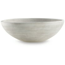 Signature Design by Ashley Meadie Terracotta Bowl in Distressed White
