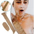 thumbnail image 5 of 2 uds correa exfoliante para la espalda con práctico juego de frotador de espalda exfoliante frotador de espalda suave con asas redondas para baño de hombres y mujeres, 5 of 5