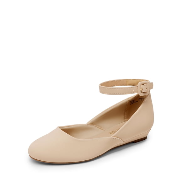 Zapatos DREAM PAIRS REVONA Nude Balerinas de Vestir para Mujer