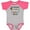 Baseball Heather and Hot Pink, variant on Inktastic My Mommy Graduated and I'm Super Proud Boys or Girls Baby Bodysuit