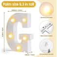 thumbnail image 2 of GRAD 2026 LED Marquee Light Up Letters Sign, Graduation Table Decorations for Class of 2026 Party, Kindergarten Preschool High School College Graduation Decor, 2 of 6