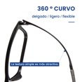 thumbnail image 4 of Cyxus Filtro de luz Azul Gafas Ligero Flexible cómodas TR90 Bloqueo UV Anti Fatiga de Ojos Gafas de Computadora Cyxus Style, 4 of 9